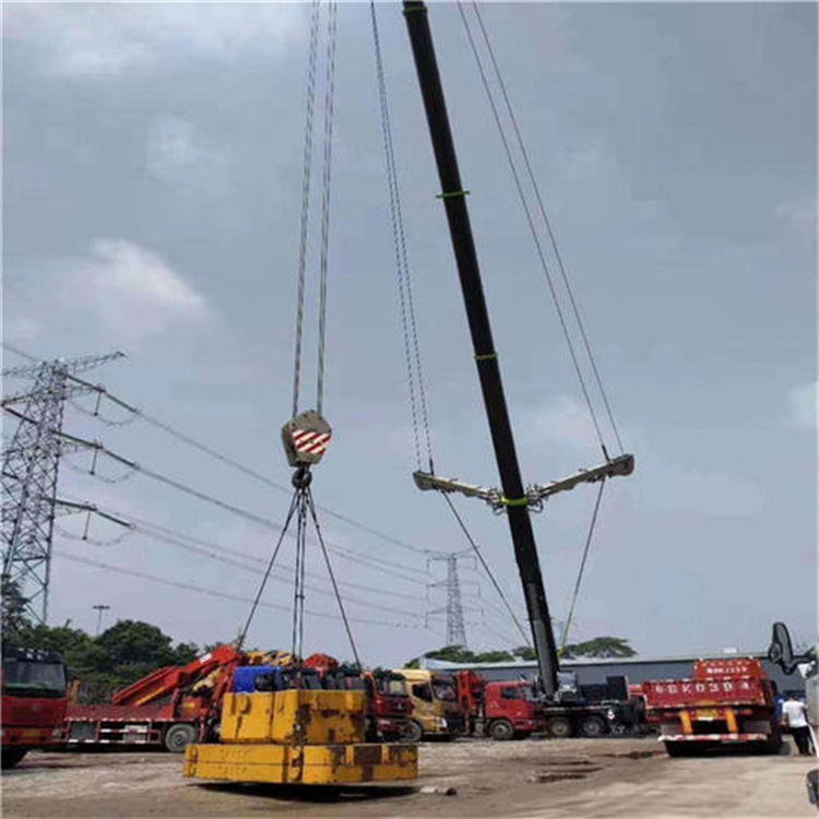 桥头镇风电设备吊装